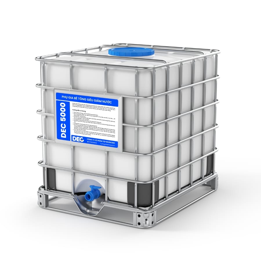 Phụ Gia Bê Tông Siêu Giảm Nước DEC-5000 1 Phụ Gia Bê TÔng DEC-5000