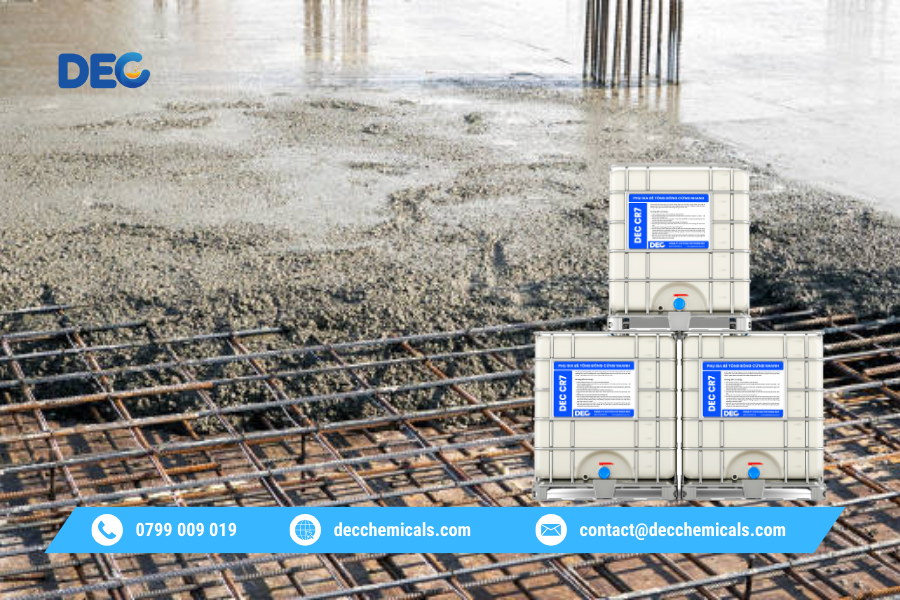 Tăng tốc độ khô của bê tông: Giải pháp toàn diện từ DEC Chemicals 2 Giải pháp tăng tốc độ khô của bê tông